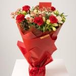 Crimson Elegance Hand Bouquet