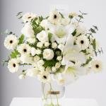 Floral Arrangement in Clear Vase