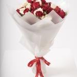 Scarlet Cloud - Spray Rose Bouquet