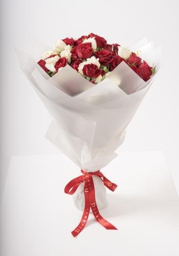 Scarlet Cloud - Spray Rose Bouquet