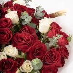 Scarlet Cloud - Spray Rose Bouquet with Eucalyptus