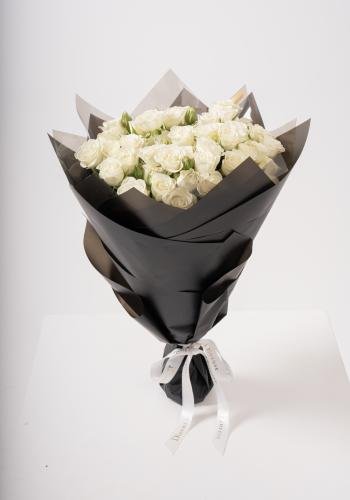 Snow - Spray Rose Bouquet