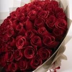 100 Red Roses Bouquet with Custom Wrapping